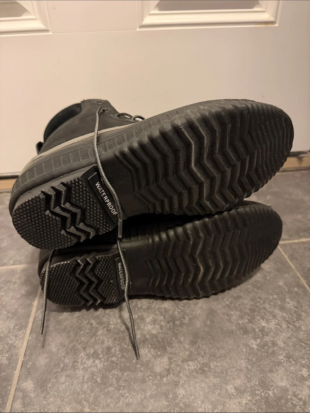 ❗️BN❗️Sorel Black Lace-Up Waterproof Snow Boots - Picture 6 of 6